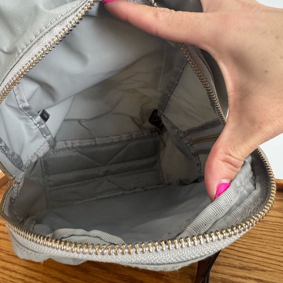 Frye Gray Backpack with Brown Accents - Picture 9 of 9